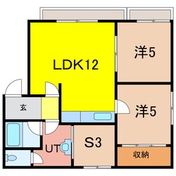 千代田フランスハイツの物件間取画像